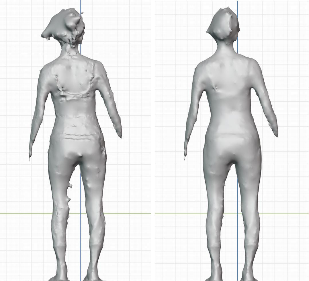 Full Body 3D Scan + Cleanup (Custom Clo3D Avatar)